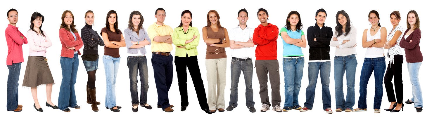 Large group of people